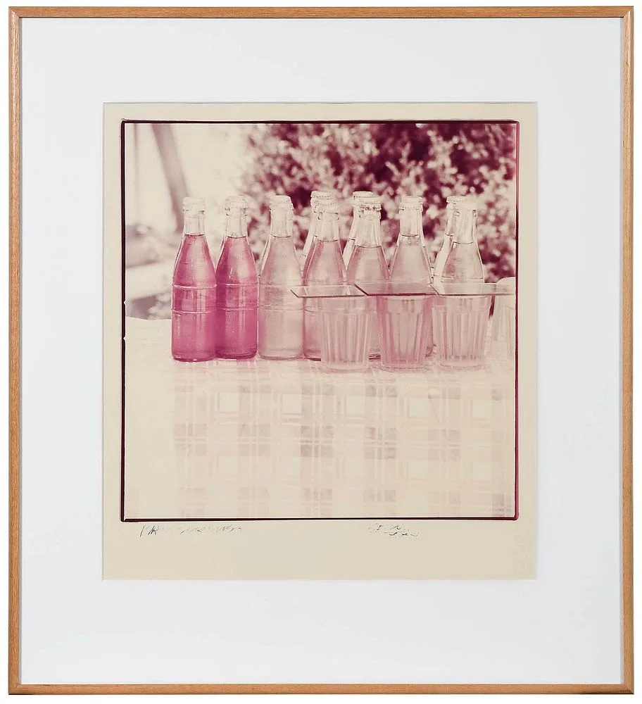 Robert Rauschenberg Chromogenic Print, Coke Bottle Still Life, from Studies for Chinese Summerhall (Large), 1983, chromogenic print on Kodak photo paper