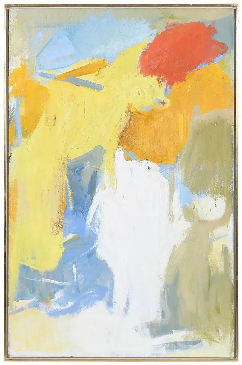 Esteban Vicente, Untitled (D), oil on canvas