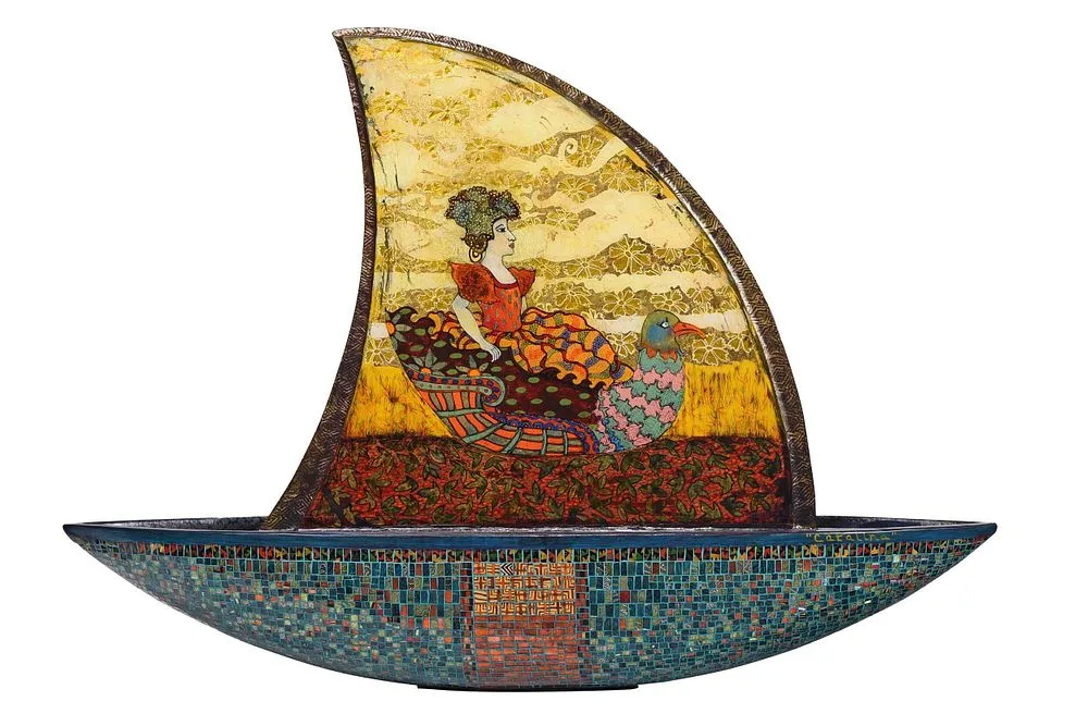 KéKé Cribbs, Catalina, 2014, acrylic resin and paint