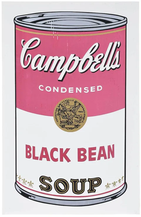 Andy Warhol, Black Bean Soup (F. & S. II.44), 1968, color screenprint