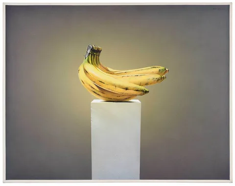 W. Louis Jones, Bananas, oil on canvas