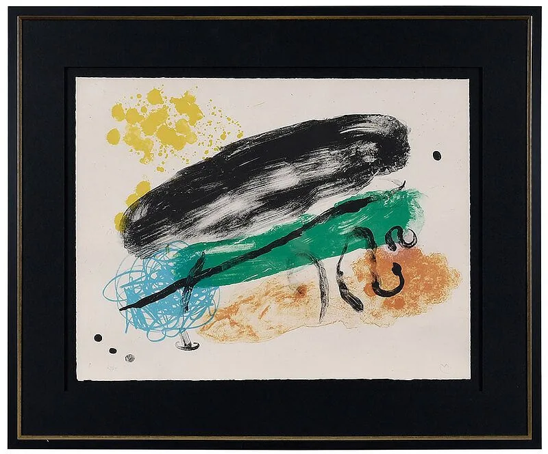Joan Mir, Planche 16, 1961, lithograph on paper