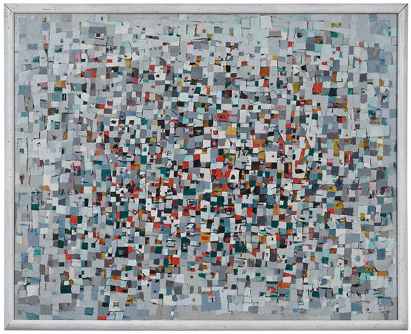 Howard Thomas, Untitled Abstract, oil on canvas