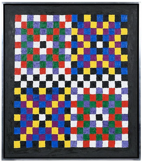 Alfred Jensen, Tun, 1959, oil on canvas