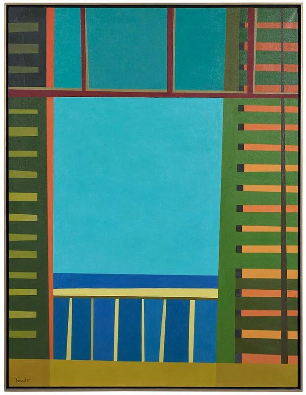 Claude Howell, Window on the Sea, 1967, oil on canvas