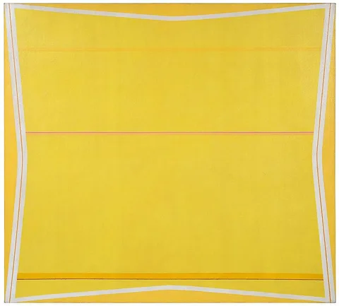 Larry Zox, Yellows, 1963, oil on canvas