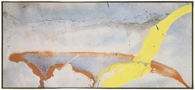 Ruling Light by Peter Bradley, acrylic on canvas, sold Jun 2021