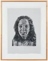 Chuck Close, Georgia/Fingerprint II