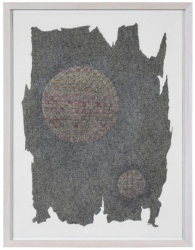 Anne Frances Hill, Untitled, mixed media with ink and colored pencil