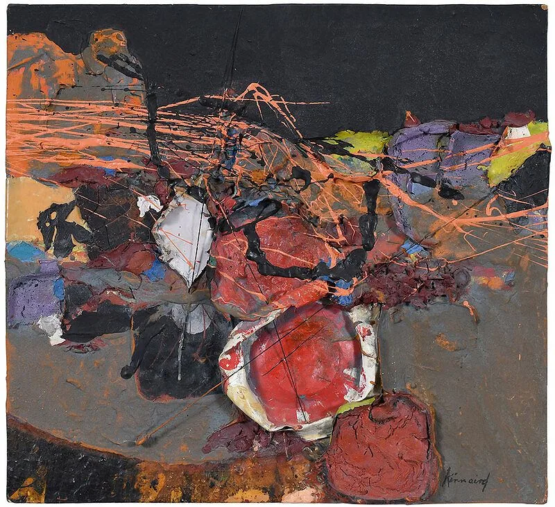Untitled by Richard Kinnaird, mixed media, sold Jun 2021