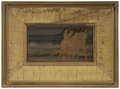 Arthur Bowen Davies, Foot of the Sea, 1909, oil on panel