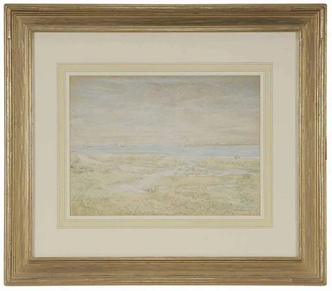 Roy Blankenship, Old Saybrook Light, 1987, pastel on paper