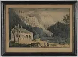 Currier & Ives, The Notch House, White Mountain, New Hampshire