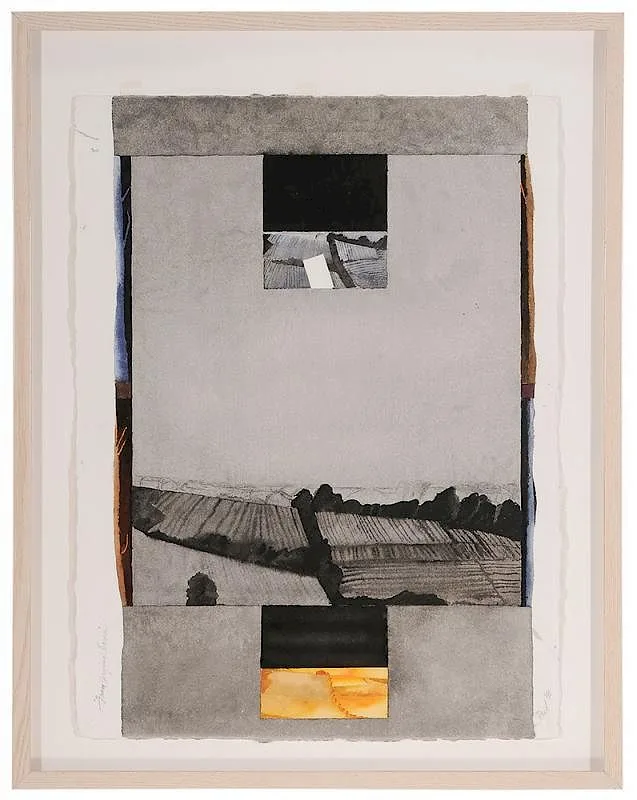 Robert Reid, From Virginia's Terrace, 1991, watercolor on Arches Aquarelle paper