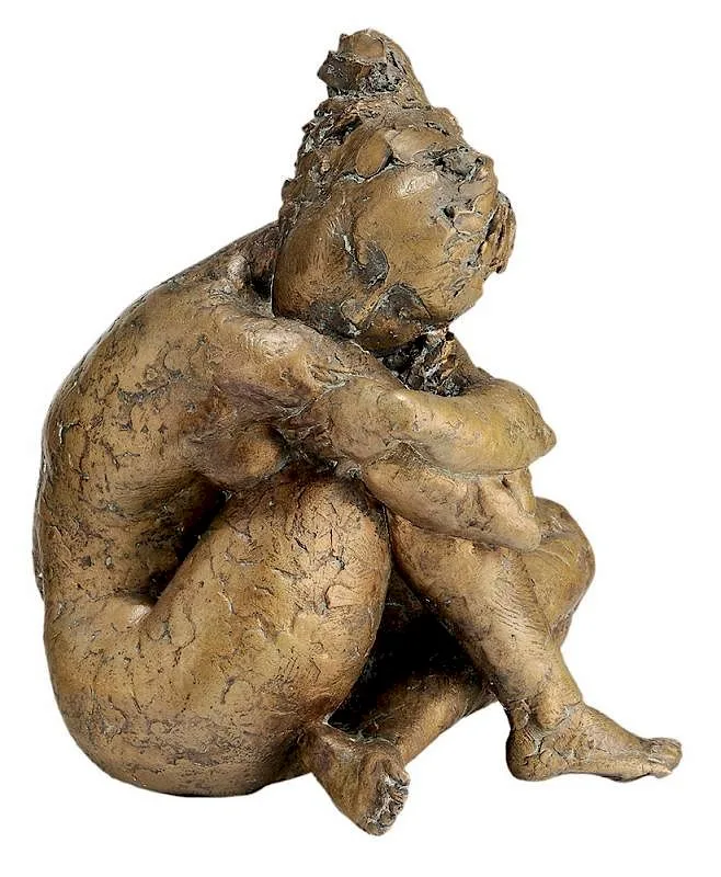 Bärbel Dieckmann, Resting Nude, bronze