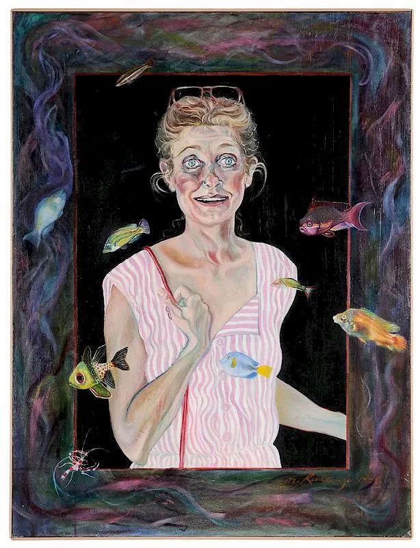 M. Rutledge, Rapture Series, 1988, oil on canvas