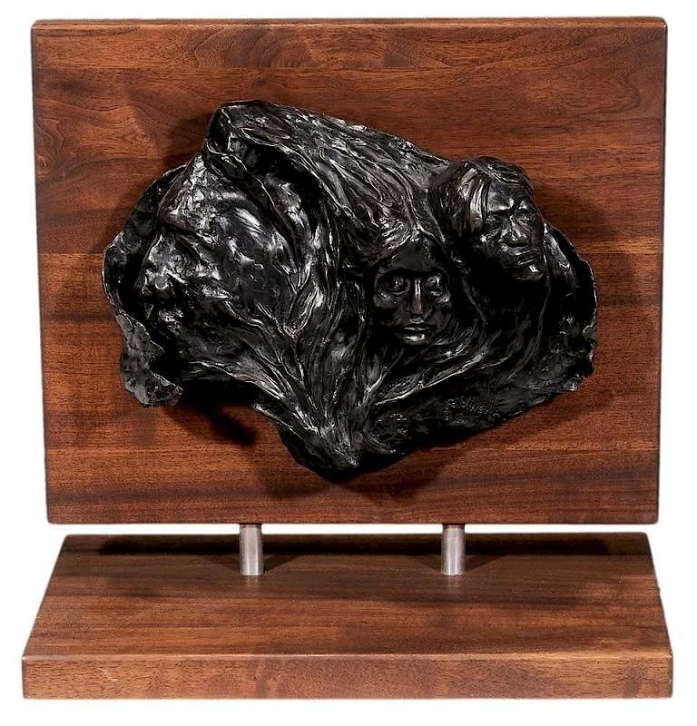 Ray Vinella, Native Americans, patinated bronze