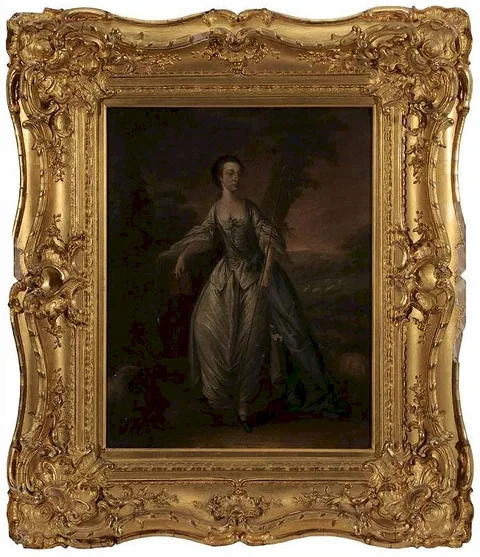 Thomas Gainsborough, Marie Gunning, Countess of Coventry, as a shepherdess, 18th century, oil on canvas