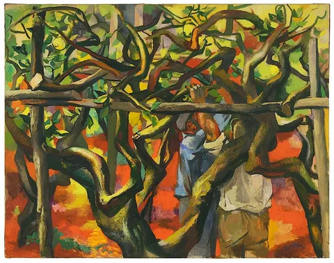 Renato Guttuso, [Coltivazione del limone](Lemon Growing), 1956, oil on canvas