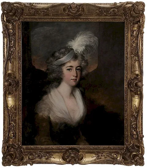 Sir John Hoppner, Portrait of Miss Frances Patten (born 1766), fourth daughter of Thomas Patten Esq. of Barck Hall, County Lancaster & High Sheriff, oil on canvas