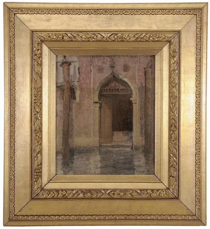 F. H. Myrick, Venetian Door, oil on canvas