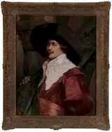 Alex de Andreis, Portrait of a Cavalier with a Banner