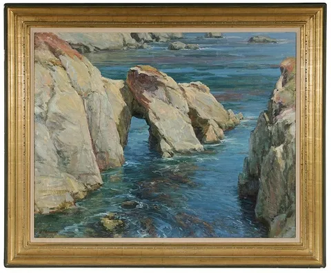 Clyde Aspevig, The Pacific at China Grove, oil on canvas