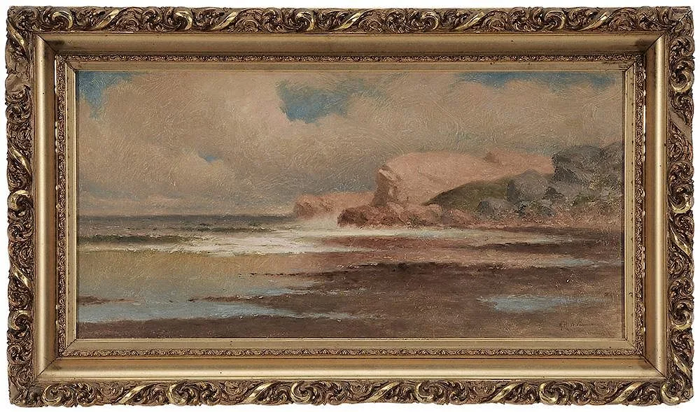 William Weisman, Bass Rocks - East Gloucester, Massachusetts, oil on canvas
