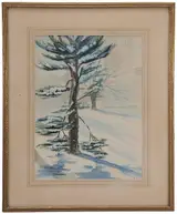 George Gardner Symons, Pine Tree in Snow