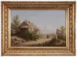 William Rickarby Miller, A Market Gardener's Shanty, Bloomingdale, N.Y.