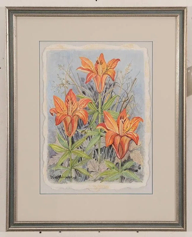 Barbara Van Winkelen, Untitled, Watercolor on hand-made paper