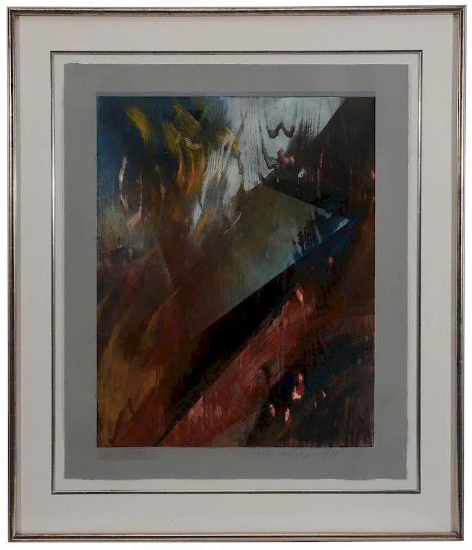 Untitled by Laddie John Dill, 1988, color monotype on paper, offered Jul 2015