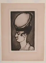 Georges Rouault, [Mademoiselle Irma] pl.15 from Les Réincarnations du Père Ubu (M. 23), published by Ambroise Vollard