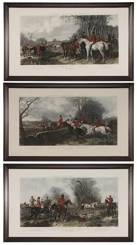 John Frederick Herring, Sr., Sr., 1852, hand-colored aquatint and engraving on paper