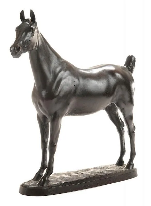 Herbert W. Clark Jr., Saddle Horse, 1911, patinated bronze