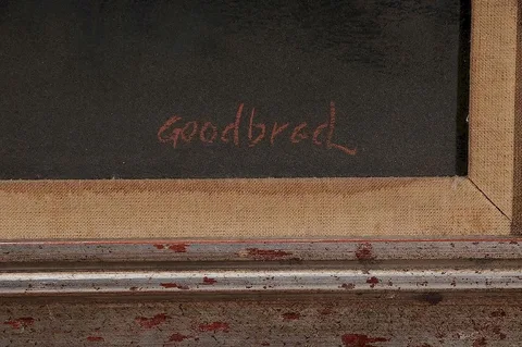 Ray Edward Goodbred, Nude, After a Bath, 1972, pastel on paper