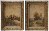 Eugène Galien-Laloue, A pair of landscapes
