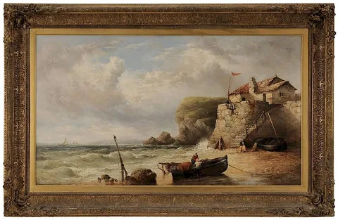 Henry King Taylor, Near Lyme, Regis, Dorset, oil on canvas