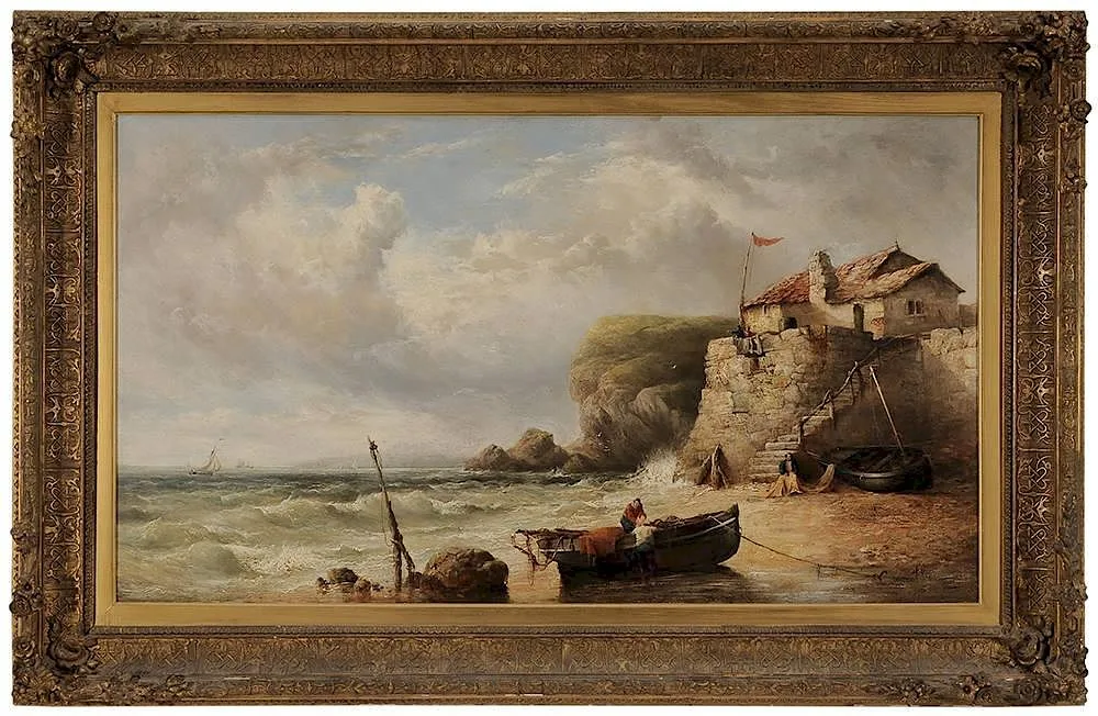 Henry King Taylor, Near Lyme, Regis, Dorset, oil on canvas