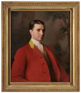 William McGregor Paxton, Portrait of a Prominent Bostonian Gentleman in Riding 'Pinks'