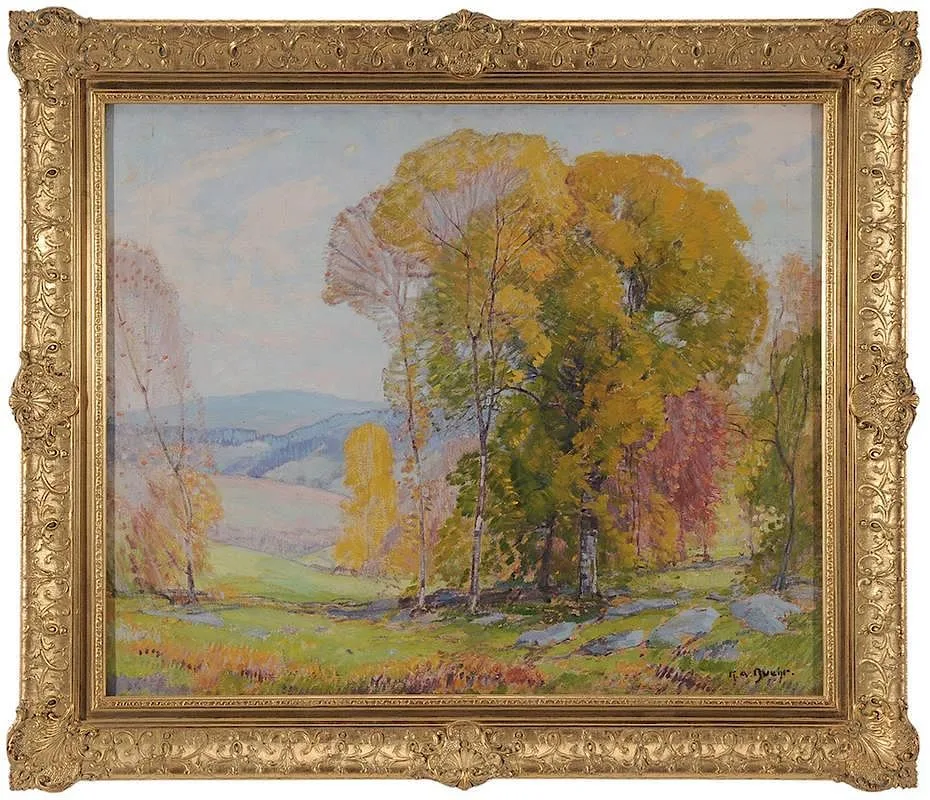 Spring Landsape by Karl Albert Buehr, oil on canvas, sold May 2015
