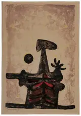 Rufino Tamayo, [Hombre, Luna y Estrellas]