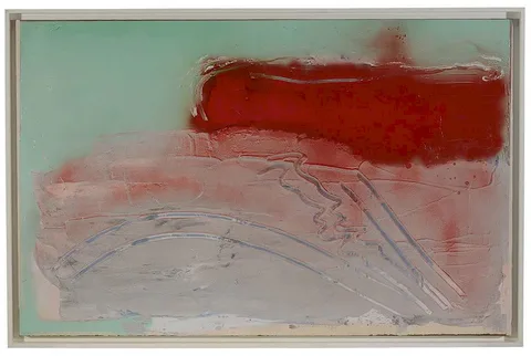 Michael Steiner, Untitled, acrylic and sand on canvas