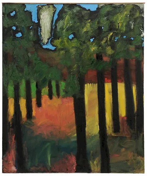 Lawrence Salander, Erdman Farm, 1990, oil on canvas