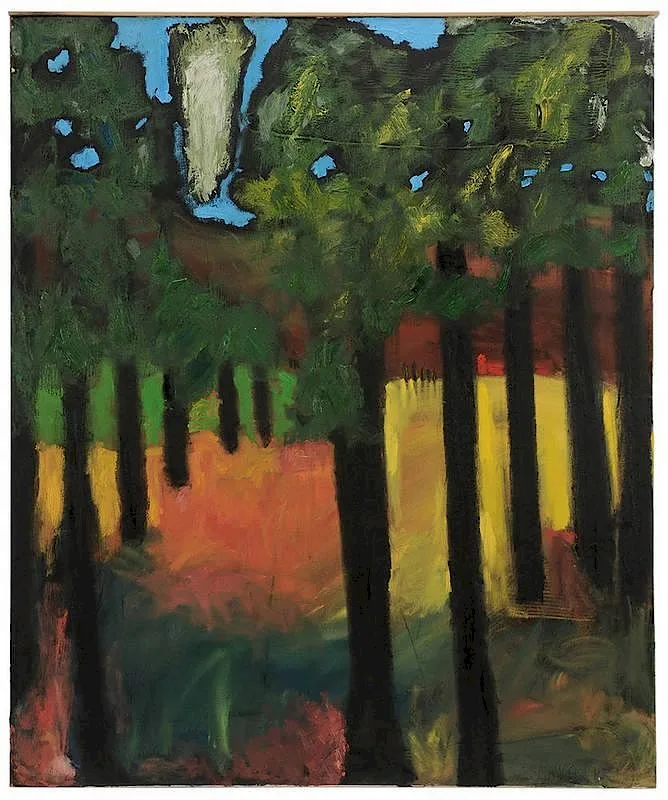 Lawrence Salander, Erdman Farm, 1990, oil on canvas