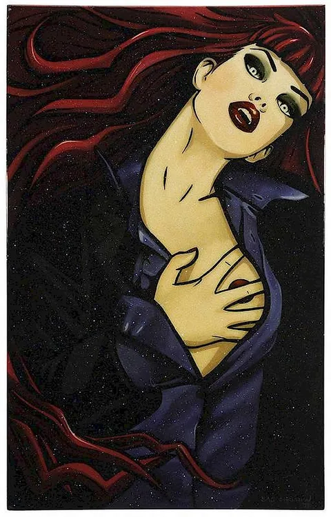 Sas Christian, Untitled, 1999, acrylic on fiberboard panel