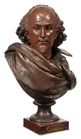 Albert-Ernest Carrier-Belleuse, Bust of William Shakespeare