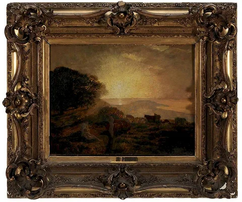 Theocrite by Émile-René Ménard, oil on fiberboard, sold Mar 2015