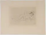 Pierre-Auguste Renoir, Femme Nue Couchee (tournee à droite) (D. 14), second planche