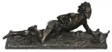 Edouard Drouot, [Indien à l'affût], Indian scouting, early to mid-20th century casting